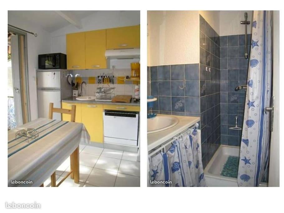 Cap D'Agde Studio Cabine 6 Pers. + Terrasse + Parking Prive + Clim Bagian luar foto